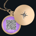 QR Code Scan Info Your Message Necklace Gift<br><div class="desc">Custom Colours - Your QR Code Scan Info - Special Massage Necklaces / Gift - Add Your QR Code - Image or Photo / or Name - Custom Text - Resize and Move or Remove / Add Elements - Image / Text with Customisation Tool. Choose / Add Your Favourite Background...</div>