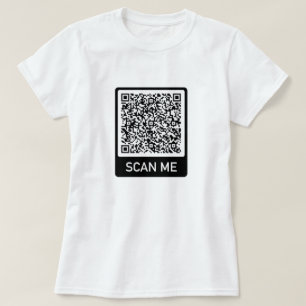 QR Code Scan Me Info T-Shirt Your Modern Gift