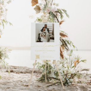 QR Code Scan Program   Wedding Photo Welcome  Foil Prints