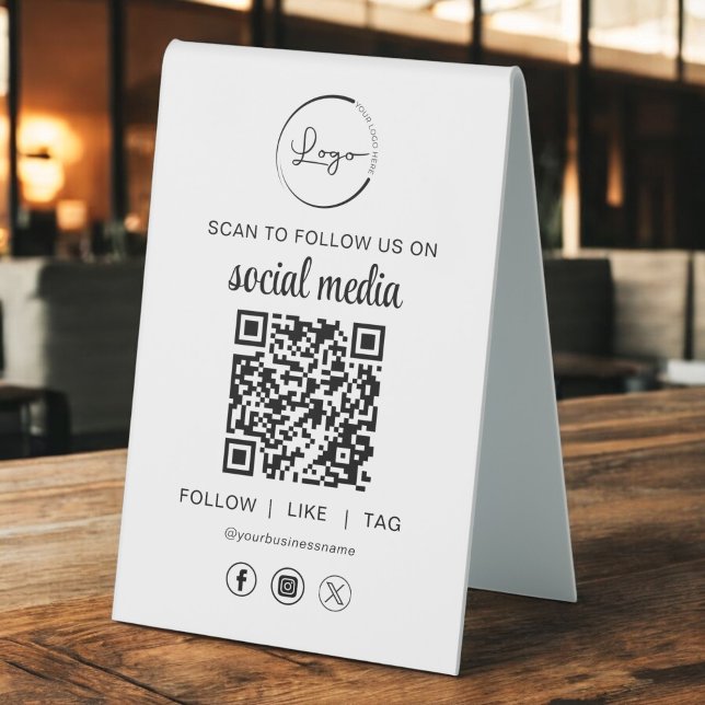 QR Code Scan To Follow Us on Social Network (Creator Uploaded)