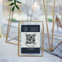 QR Code Scan to Order | Business Logo Contactless