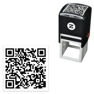 QR Code Self-inking Stamp