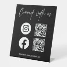 QR Code Social Media Connect With Us Business