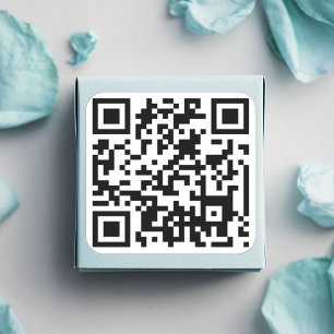QR CODE SQUARE STICKER