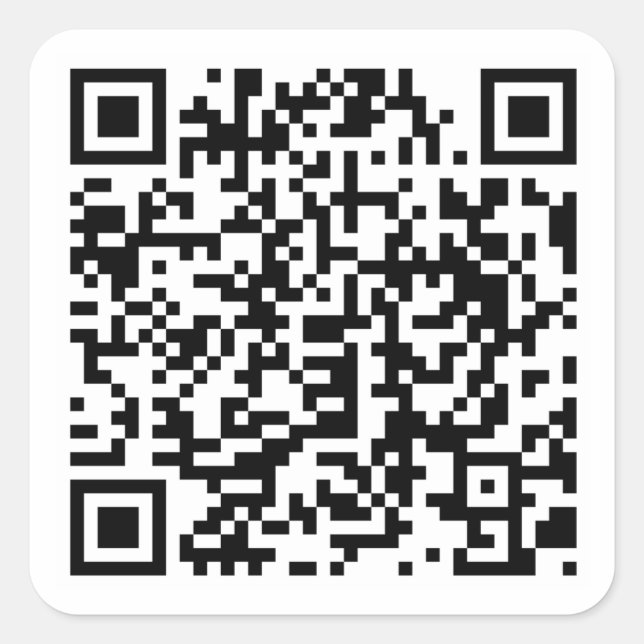 QR Code Sticker (Front)