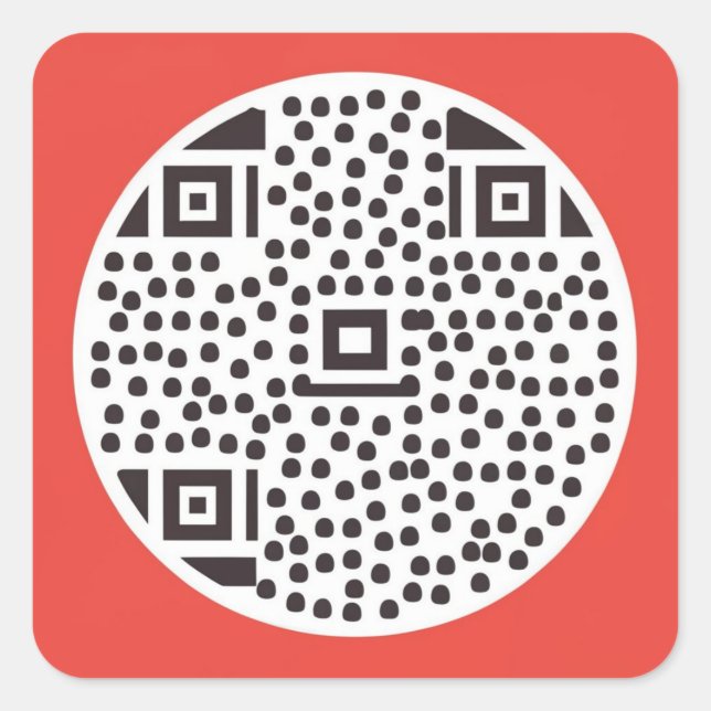"QR Code Stickers for Traders: Connect & Engage" (Front)