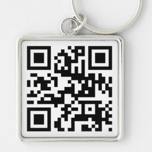 QR Code - Talk nerdy to me! Key Ring