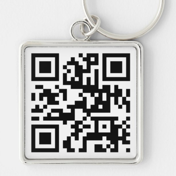 Qr Code Key Rings & Keychains | Zazzle UK