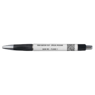 QR Code Text and Colours Business Promotional Pen