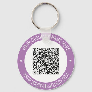 QR Code Text and Colours Your Promotional Keychain