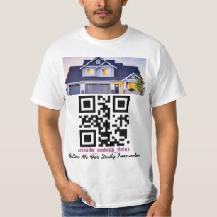 QR code, text photo or logo T-Shirt