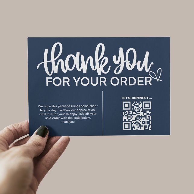 QR Code Thank For Your Purchase Package Insert (Creator Uploaded)