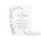 QR Code Trendy Elegant Wildflower Floral Wedding