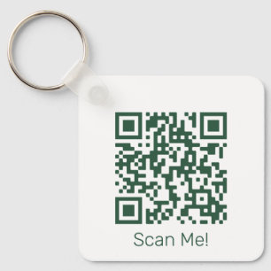 QR Code - Upload Your Own QR Code Key Ring