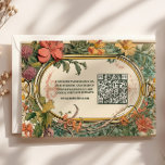 QR Code Vintage Floral Art Nouveau Wedding Enclosure Card<br><div class="desc">Introducing our QR Code Vintage Art Nouveau Wedding Enclosure Card! Enhance the convenience and modernity of your wedding invitations with our QR Code Vintage Art Nouveau Wedding Enclosure Card. Combining the timeless elegance of Art Nouveau design with the efficiency of modern technology, this enclosure card offers a unique way to...</div>
