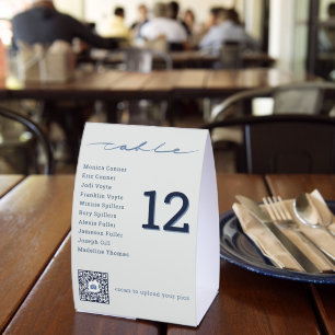 QR Code Wedding Photo Dump & Table Number