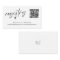 QR Code Wedding Registry Modern Simple Handwriting