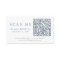 QR Code & Wedding Website Dusty Blue Wedding RSVP