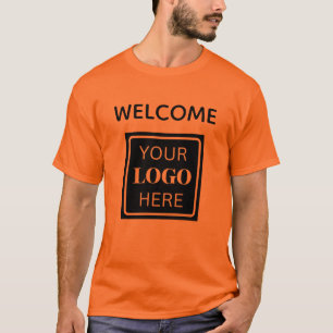 QR Code Welcome Business Logo T-Shirt