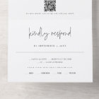 QR Code Whimsical Modern Photo We Do Wedding