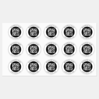 QR Code with Business Name Editable