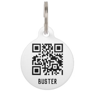 QR Code With Name Pet Tag