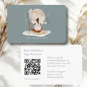 QR Code- Yoga Reiki Wellness Business Card