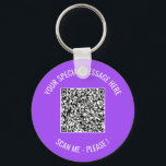 QR Code Your Message Keychain Gift - Choose Colour<br><div class="desc">Choose Colours and Font - Your Special QR Code Info and Custom Text Personalised Modern Keychains / Gift - Add Your QR Code - Image or Logo - photo / Text - Name or other info / message - Resize and Move or Remove / Add Elements - Image / Text...</div>