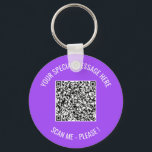 QR Code Your Message Keychain Gift - Choose Colour<br><div class="desc">Choose Colours and Font - Your Special QR Code Info and Custom Text Personalised Modern Keychains / Gift - Add Your QR Code - Image or Logo - photo / Text - Name or other info / message - Resize and Move or Remove / Add Elements - Image / Text...</div>