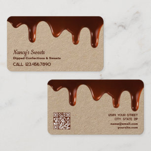 QR Confectioner Chocolatier Business Card