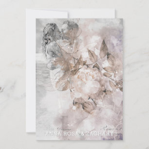 *~*  QR Ephemera AR26 RSVP PHOTO Vintage - Wedding Invitation