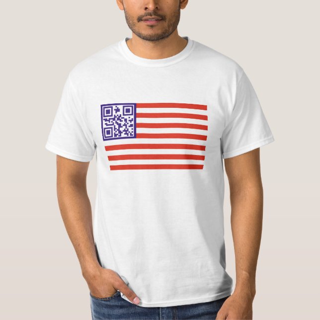 QR Flag T-Shirt (Google.com) (Front)