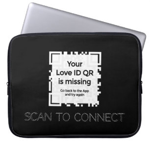 QR - GLAM Collection -  BLACK Laptopschutzhülle Laptop Sleeve