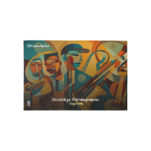 QR Home Deco Jazz Music Horn Entry Rug Welcome Mat