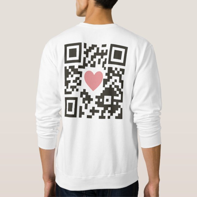 QR Love Code Sweatshirt (Back)