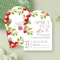 QR Modern Appley Ever After Apple Bridal Shower
