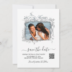 *~* QR Photo SAVE the DATE Wedding - AR6 Website Invitation
