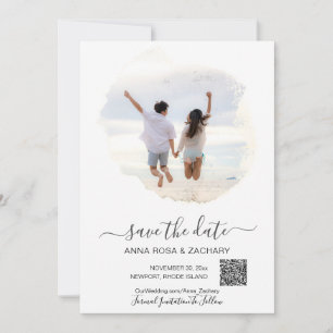 *~* QR Photo - WEDDING SAVE the DATE AR6 Website Invitation