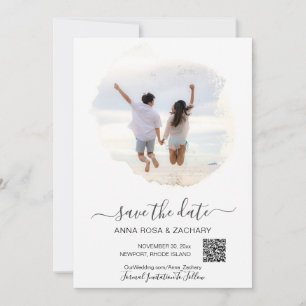*~* QR Photo - WEDDING SAVE the DATE AR6 Website Invitation