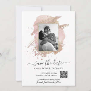 *~* QR Photo - WEDDING SAVE the DATE Website AR6 Invitation