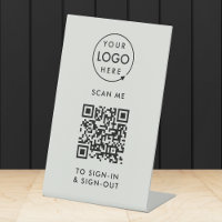 QR Sign In & Out | Gray Visitor Staff Contactless