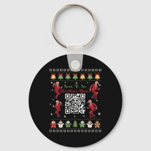 Qr Trump Dance Code President Dance Code Christmas Key Ring