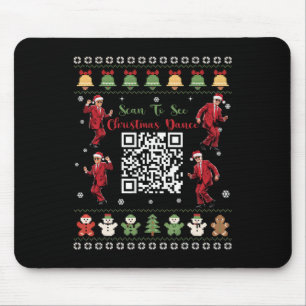 Qr Trump Dance Code President Dance Code Christmas Mouse Mat