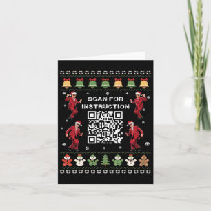 Qr Trump Dance Code President Scan For Instruction Card