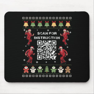 Qr Trump Dance Code President Scan For Instruction Mouse Mat