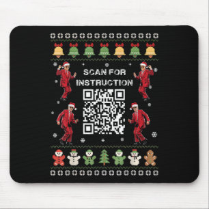 Qr Trump Dance Code President Scan For Instruction Mouse Mat
