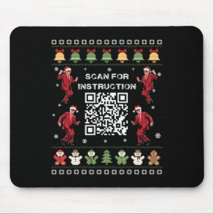 Qr Trump Dance Code President Scan For Instruction Mouse Mat