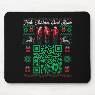 Qr Trump Dance Code Santa Trump Make Christmas Gre Mouse Mat