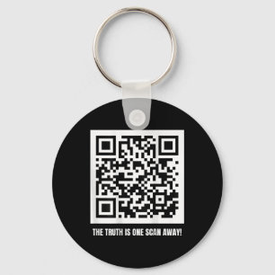 Qr Trump Dancing Code Merch Uni-adult , Black, Key Ring