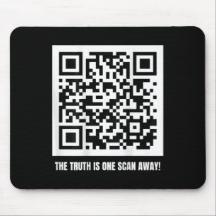 Qr Trump Dancing Code Merch Uni-adult , Black, Mouse Mat